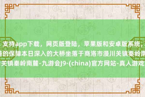 支持app下载，网页版登陆，苹果版和安卓版系统，让您的资金得到最完善的保障本日深入的大桥坐落于商洛市漫川关镇秦岭南麓-九游会J9·(china)官方网站-真人游戏第一品牌