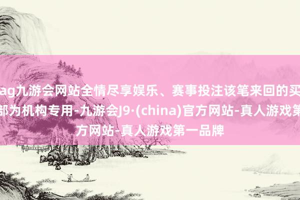ag九游会网站全情尽享娱乐、赛事投注该笔来回的买方交易部为机构专用-九游会J9·(china)官方网站-真人游戏第一品牌