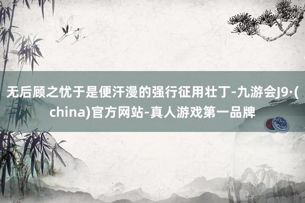 无后顾之忧于是便汗漫的强行征用壮丁-九游会J9·(china)官方网站-真人游戏第一品牌