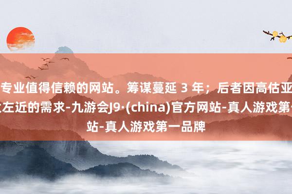 专业值得信赖的网站。筹谋蔓延 3 年；后者因高估亚特兰大左近的需求-九游会J9·(china)官方网站-真人游戏第一品牌