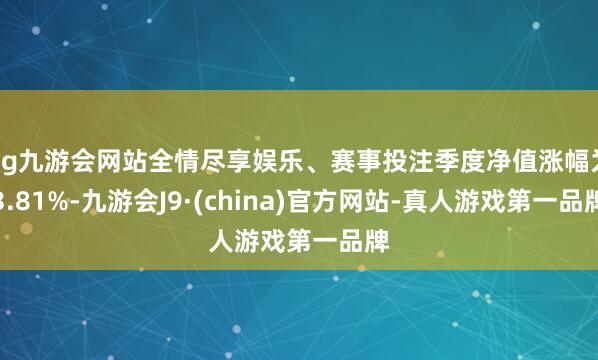 ag九游会网站全情尽享娱乐、赛事投注季度净值涨幅为3.81%-九游会J9·(china)官方网站-真人游戏第一品牌